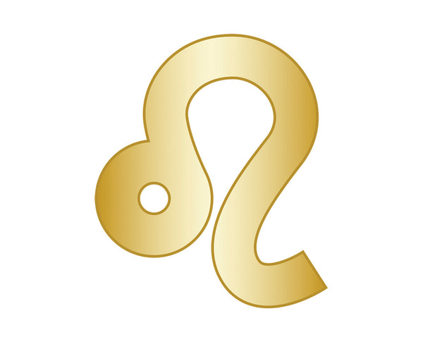 Leo Mini Zodiac Icon - Gold