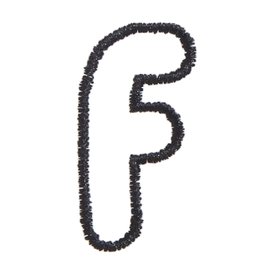 F - Bubble Letter