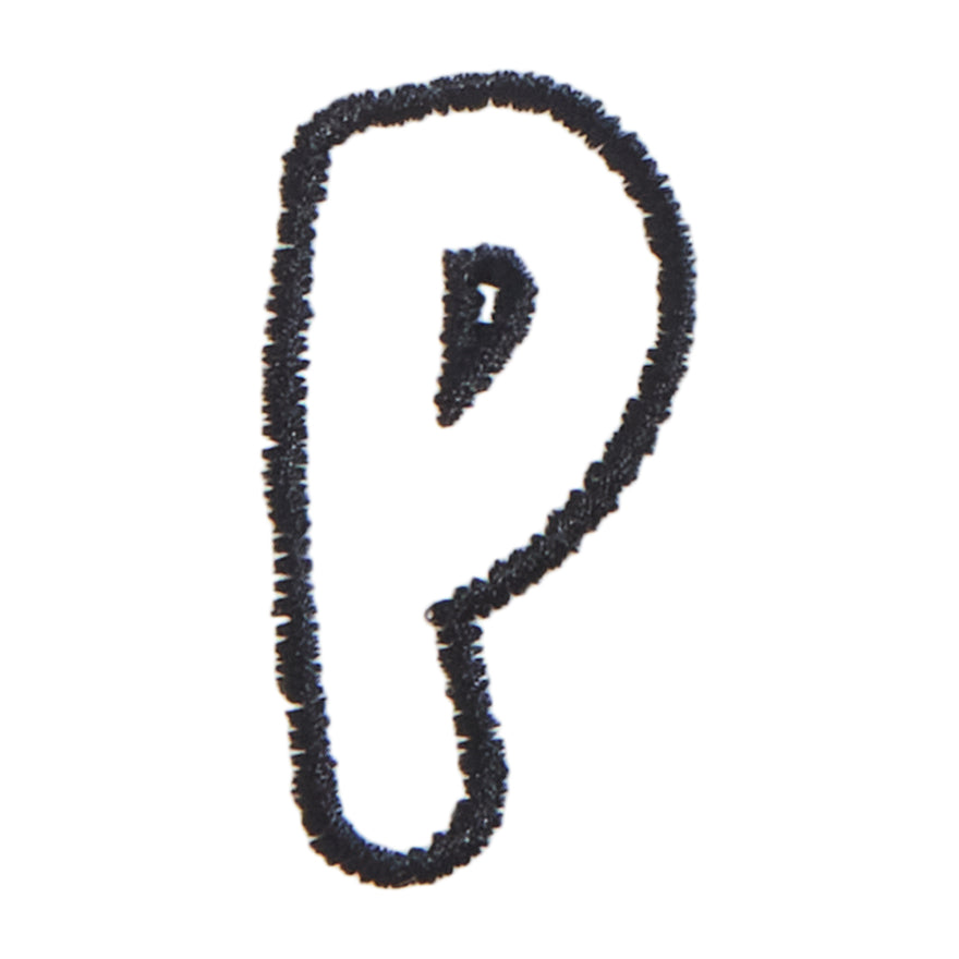 P - Bubble Letter