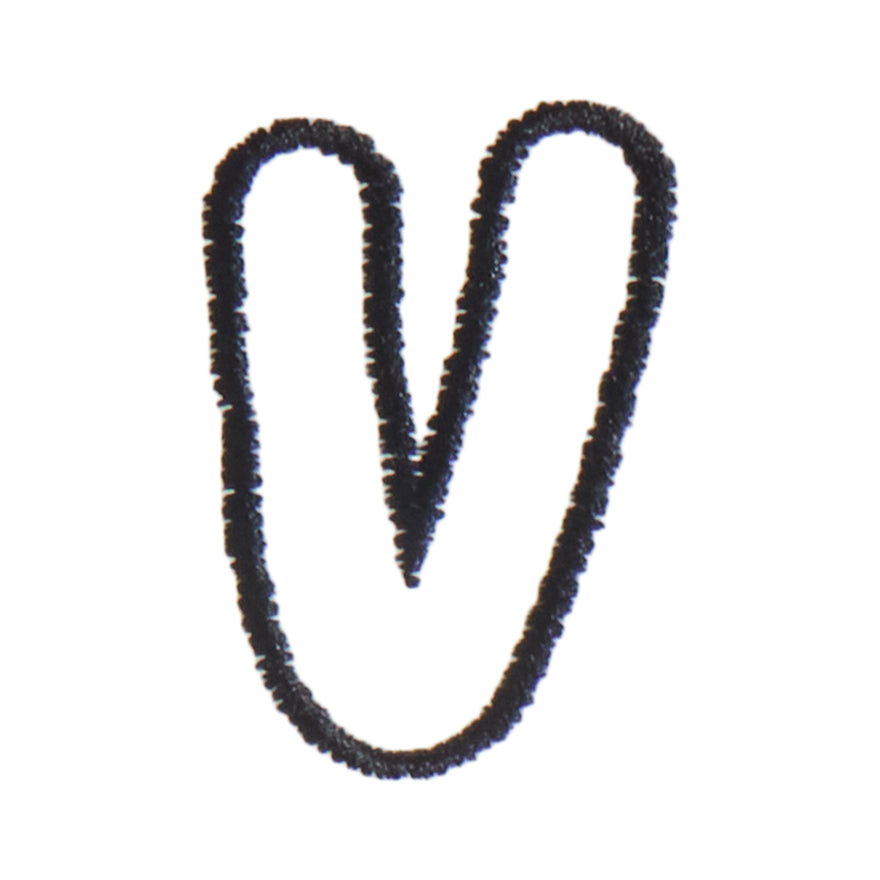 V - Bubble Letter