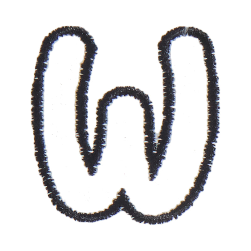 W - Bubble Letter
