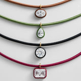 Lindsey Crystal Collar Necklace - Chocolate Brown