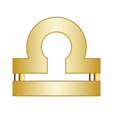 Libra Mini Zodiac Icon - Gold