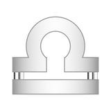 Libra Mini Zodiac Icon - Silver