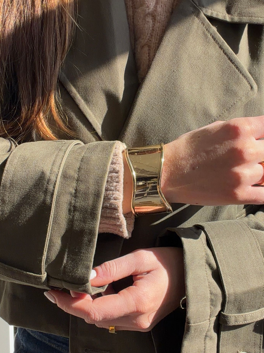 Ashanti Cuff Bracelet - Gold