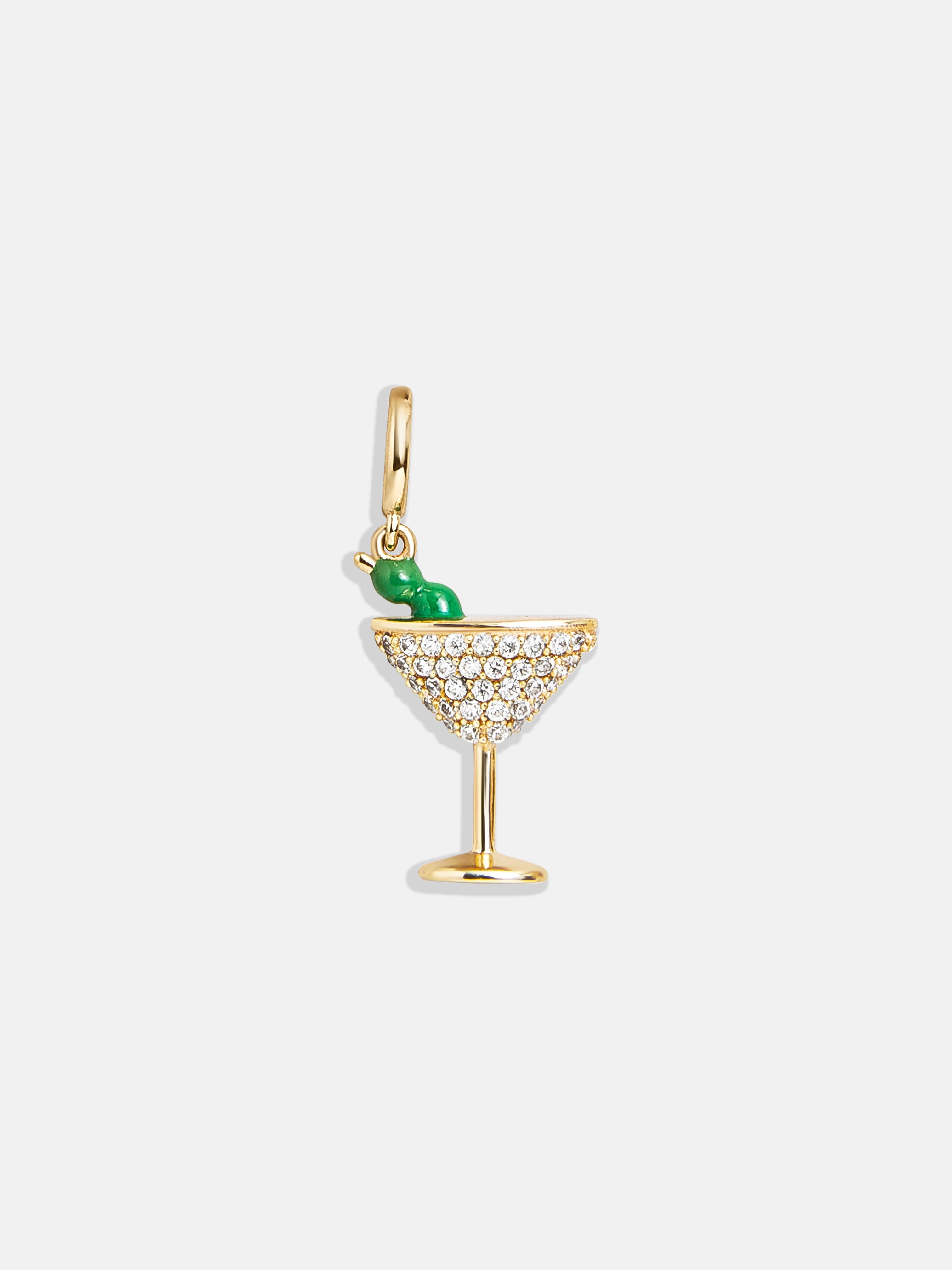Snacks N' Sips Cluster Charm - Martini
