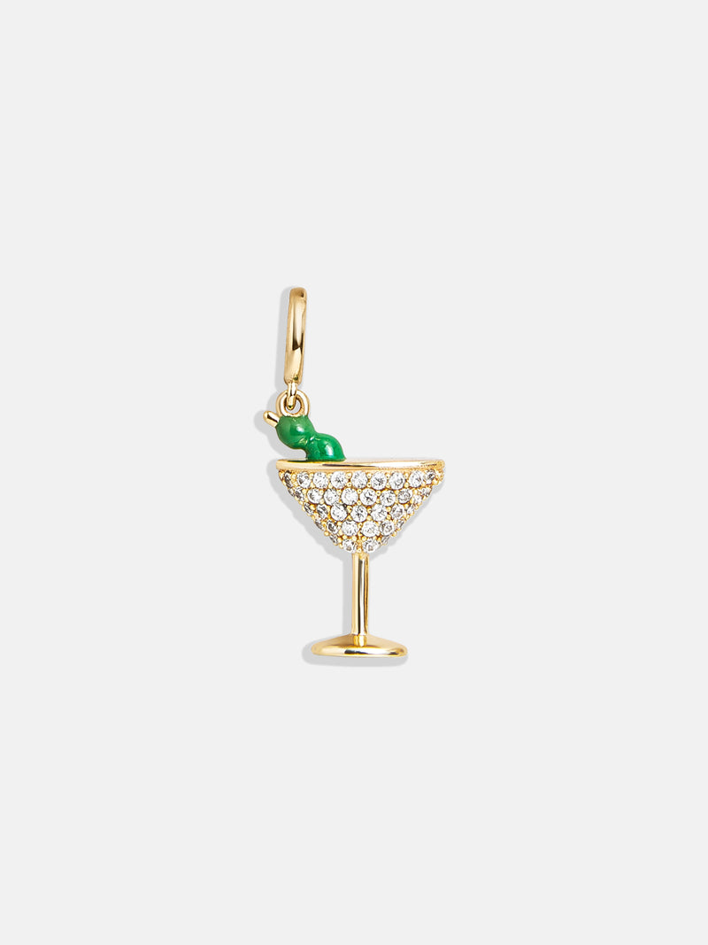 Snacks N' Sips Cluster Charm - Martini