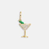 Snacks N' Sips Cluster Charm - Martini