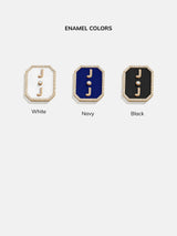 BaubleBar Dog Tag 18K Gold Custom Reversible Necklace - Reversible, 18K Gold Plated Sterling Silver
