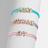 Kids' Custom Cord Bracelet - Pink
