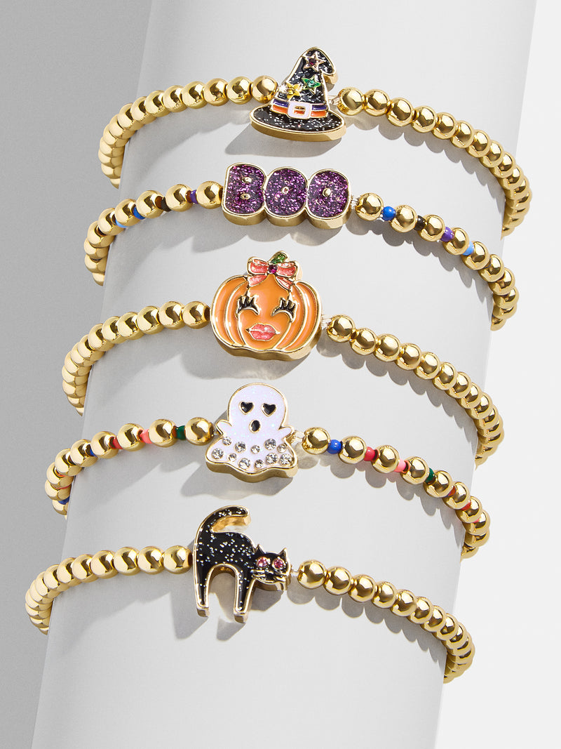 Trick-Or-Treat Kids' Pisa Bracelet Set All Hallows' Hue – Set of