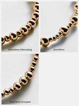 BaubleBar Chelsea Pisa Bracelet - 3MM/4MM Grouped Gold Pisa - 
    Beaded bracelet for stacking
  
