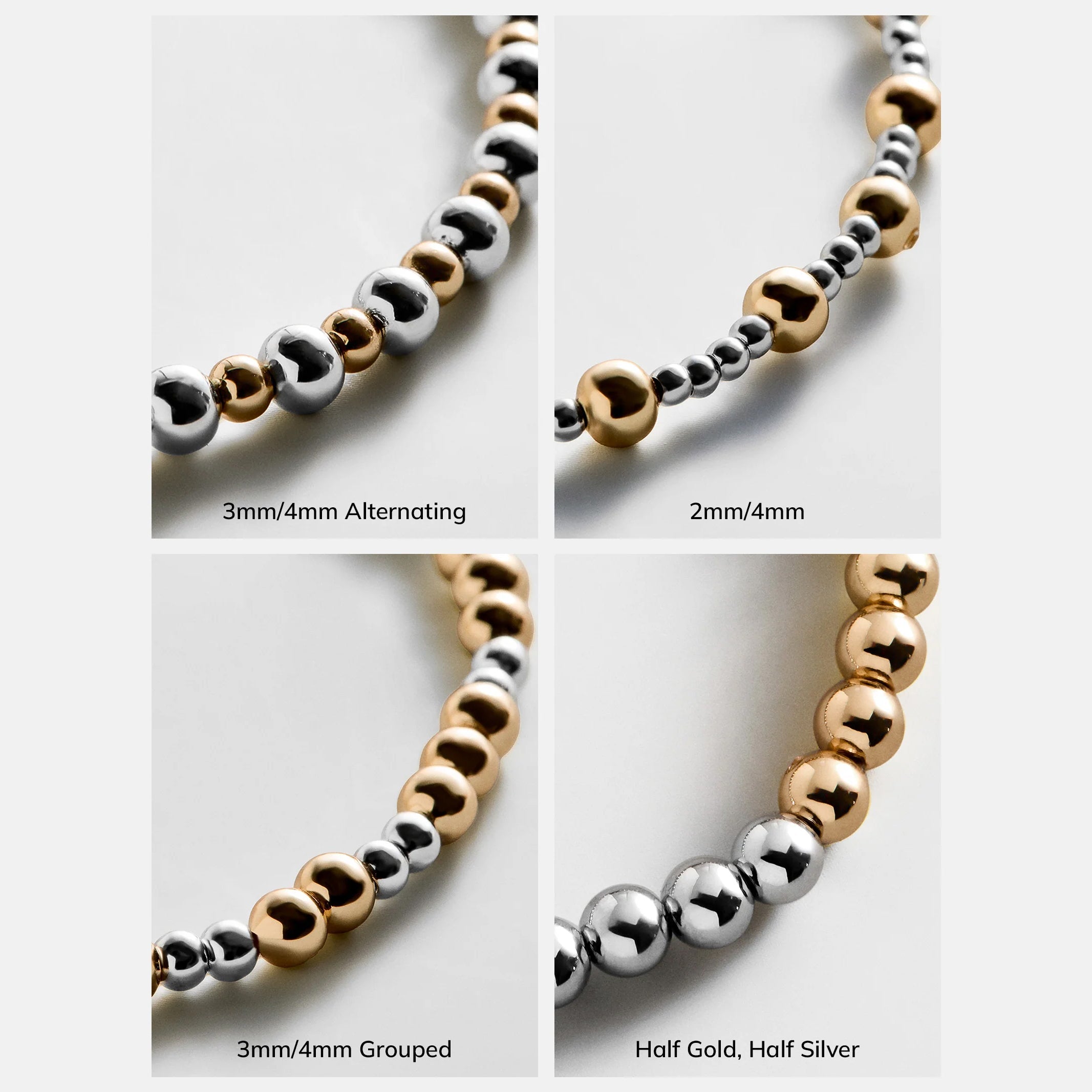 Chelsea Pisa Bracelet in Half Gold/Half Silver | BaubleBar