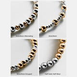 Chelsea Pisa Bracelet - Half Gold/Half Silver