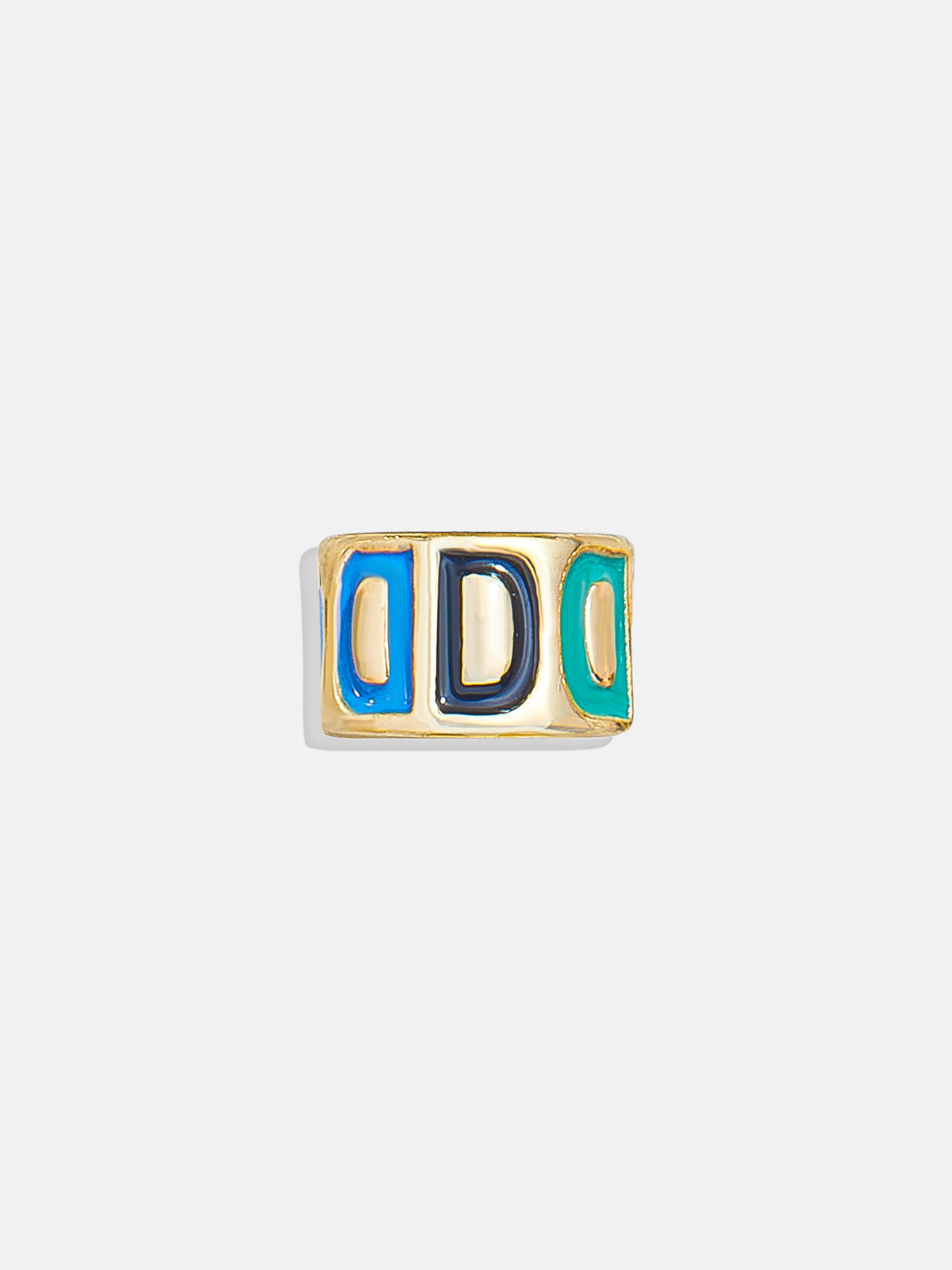 Initial 360 Spinner Charm - D