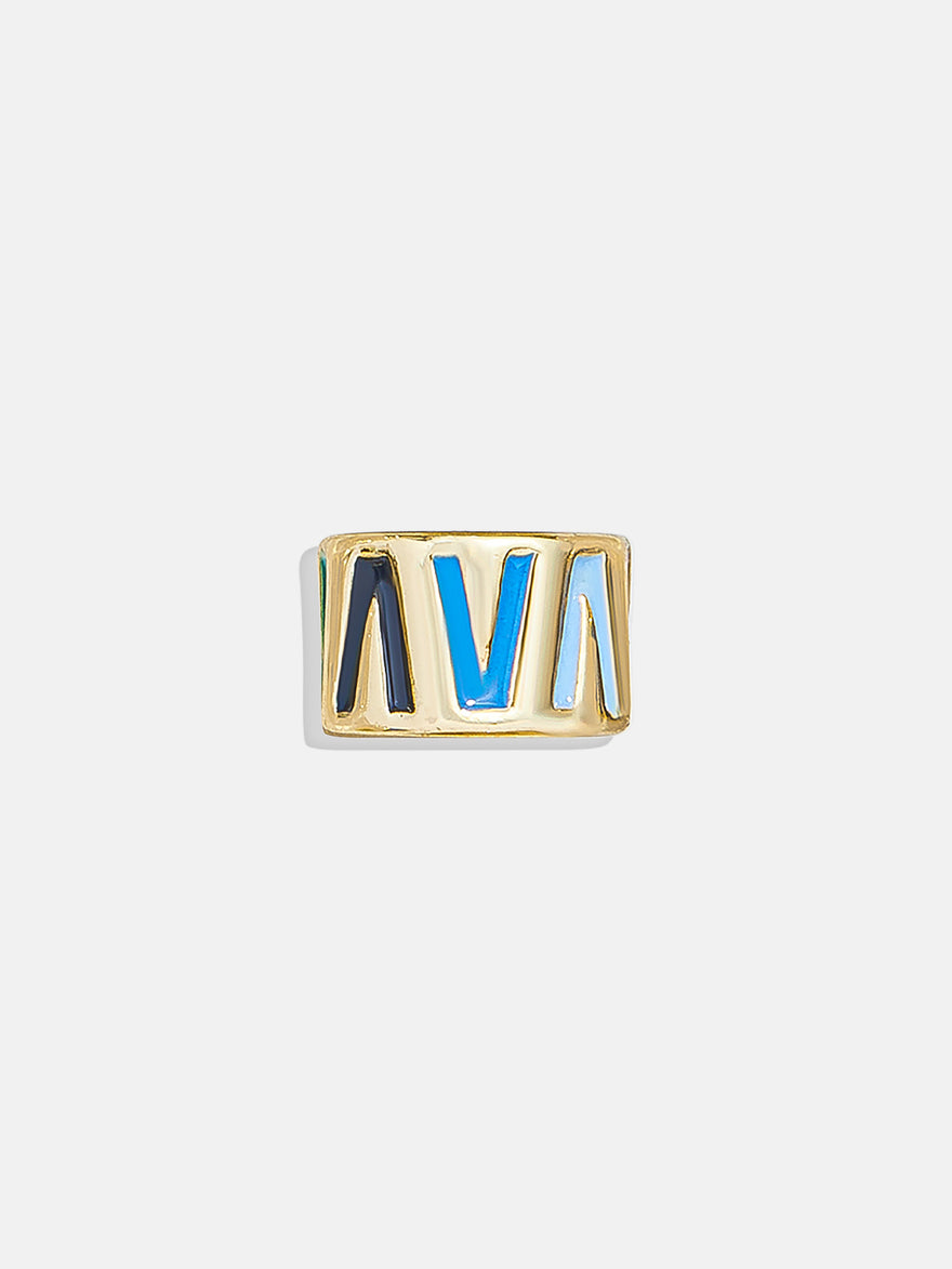 Initial 360 Spinner Charm - V