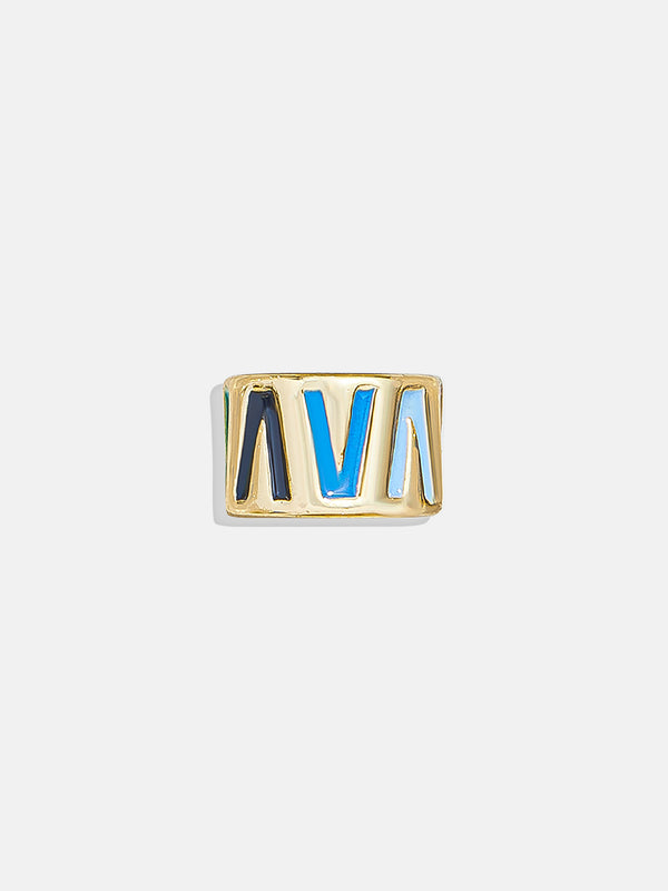 Initial 360 Spinner Charm - V