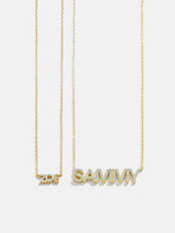 BaubleBar  - 
    18K Gold personalized name necklace


  
