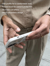 BaubleBar Block Font Custom iPhone Case - Lilac/White - Enjoy 20% off custom gifts