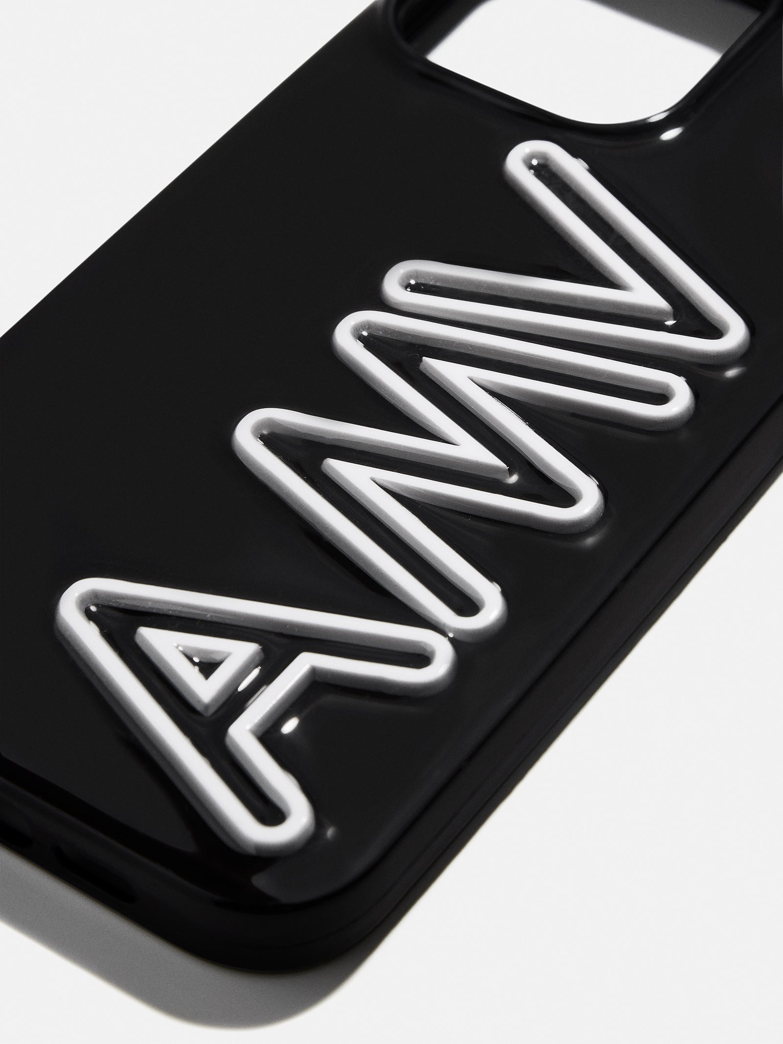 Fine Line Custom iPhone Case - Black/White – Custom Phone Case – BaubleBar