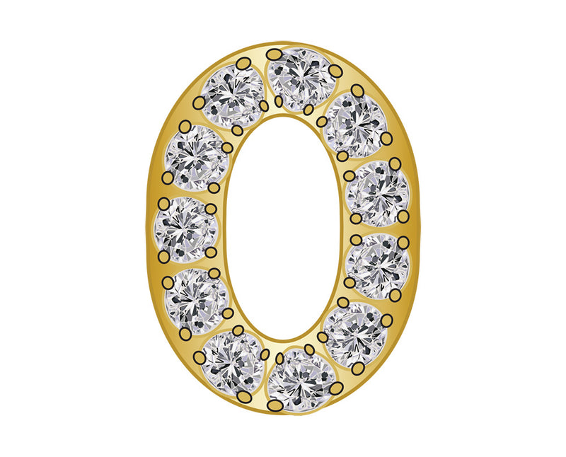 Pavé Initial Icon - O