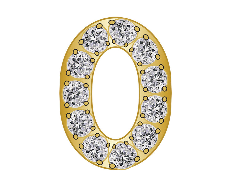 Mini O - Clear/Gold