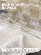 On Repeat Custom Blanket - Natural/Beige