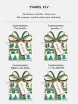 BaubleBar Pining For Presents Custom Ornament - Green Print - Enjoy 20% off custom gifts