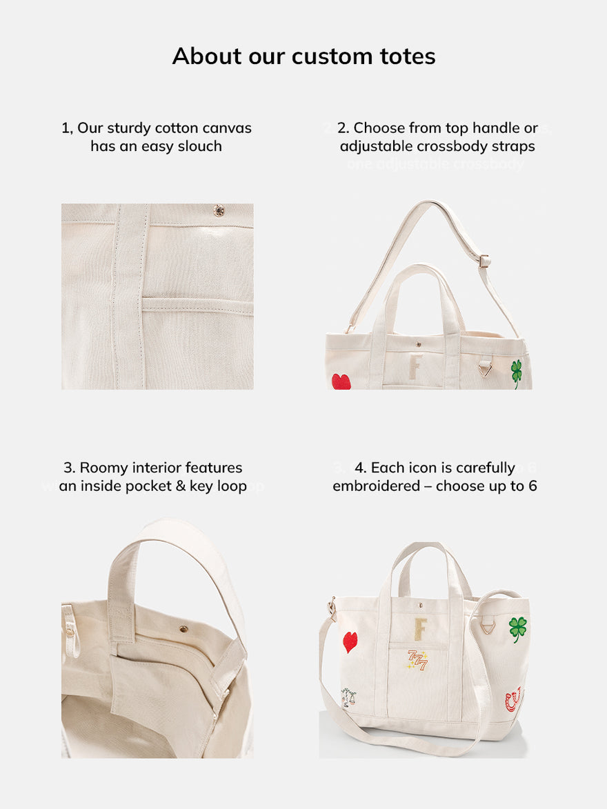 Custom Icon Tote - Natural (PIVOT COPY)