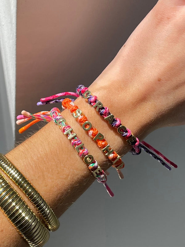 Paracord Waterproof Custom Nameplate Bracelet - Multi
