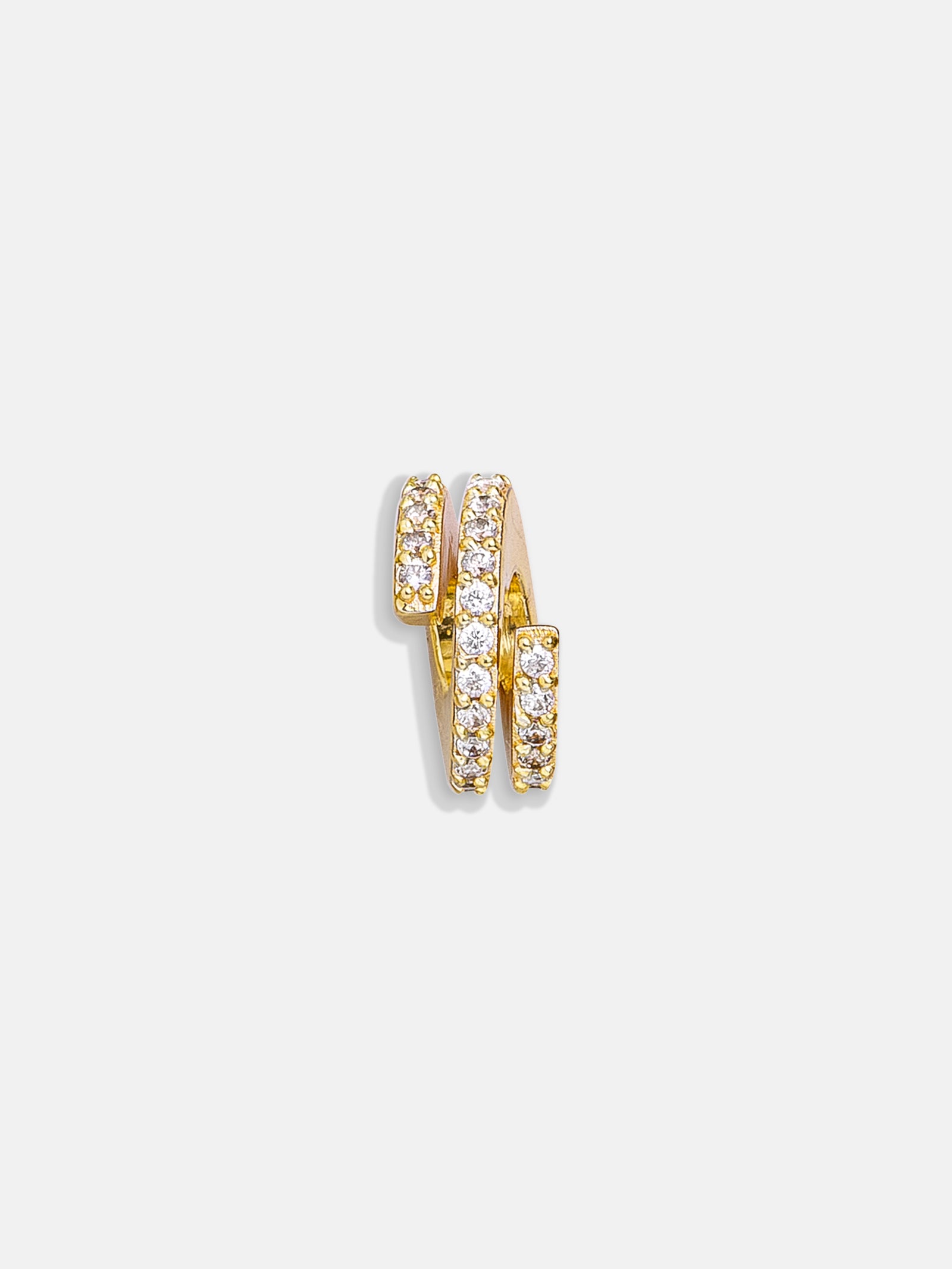 Pavé Spiral Bead Charm - Pavé