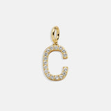 Pavé Initial Cluster Charm - C