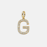 Pavé Initial Cluster Charm - G