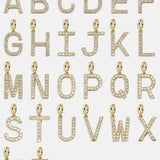 Pavé Initial Cluster Charm - A