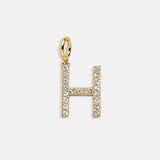 Pavé Initial Cluster Charm - H