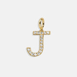 Pavé Initial Cluster Charm - J