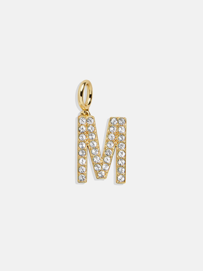 Pavé Initial Cluster Charm - M