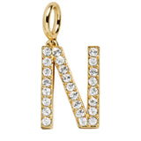 Pavé Initial Cluster Charm - N