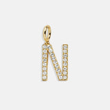 Pavé Initial Cluster Charm - N