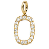 Pavé Initial Cluster Charm - O