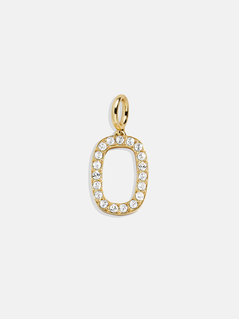Pavé Initial Cluster Charm - O