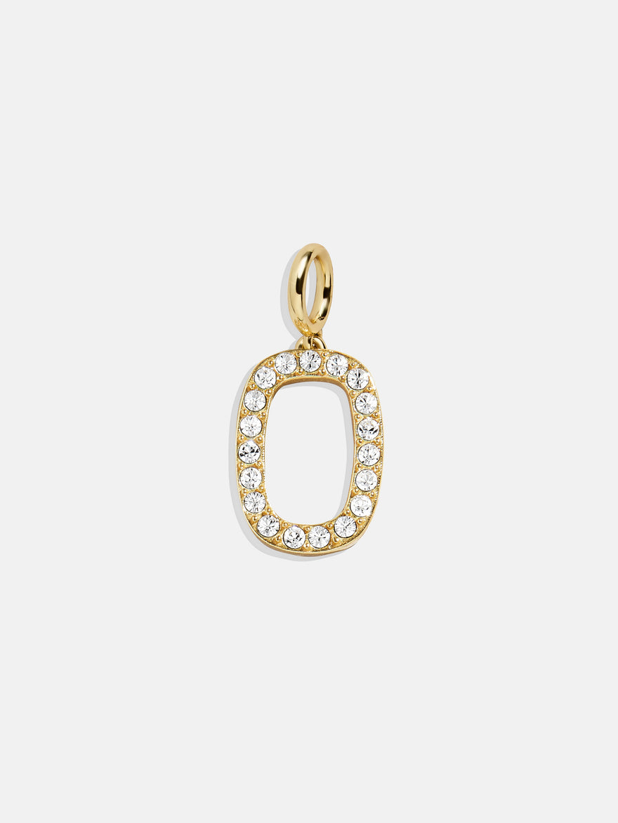 Pavé Initial Cluster Charm - O