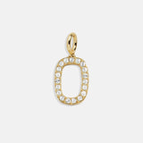 Pavé Initial Cluster Charm - O