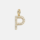 Pavé Initial Cluster Charm - P