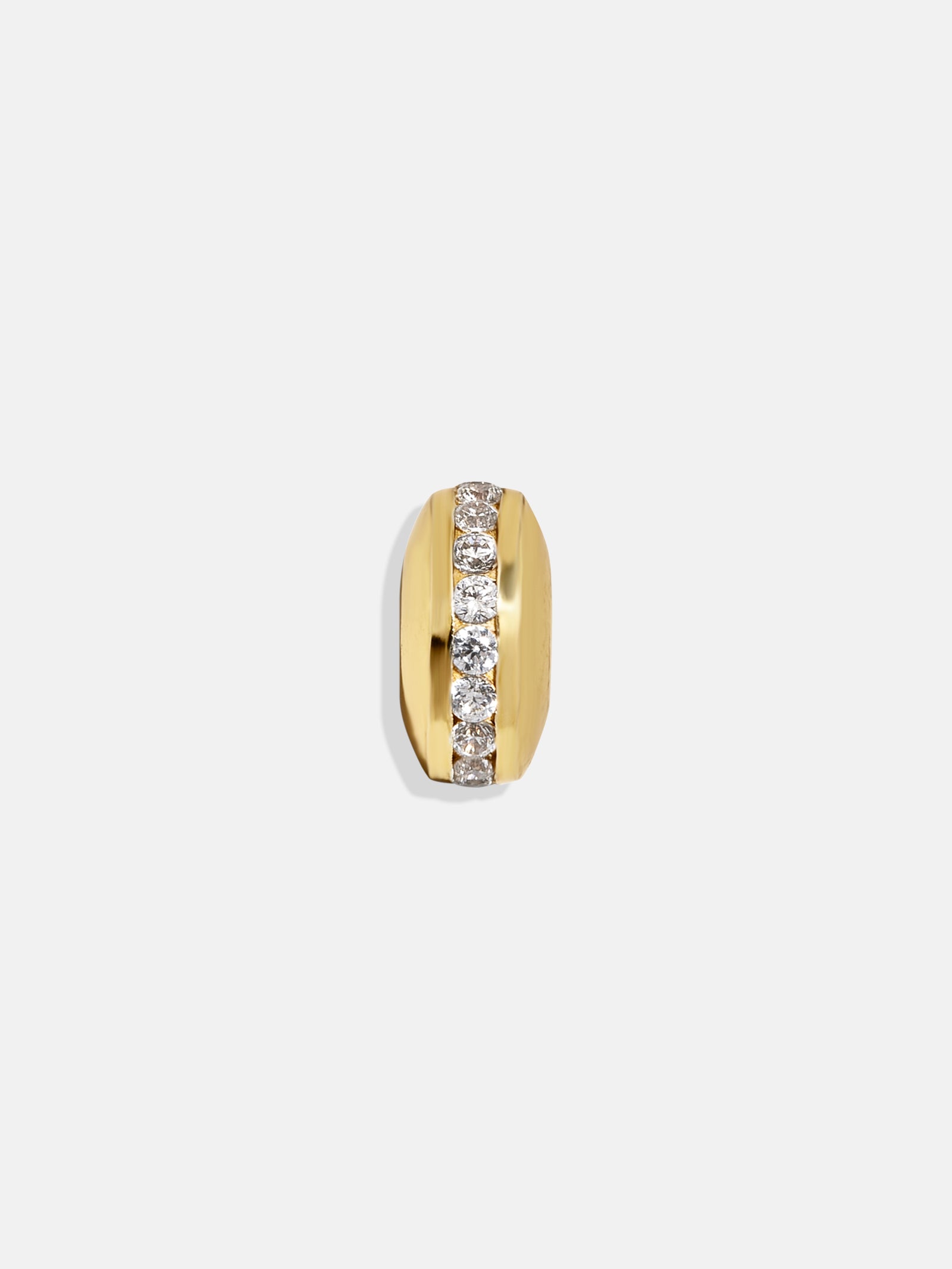 Pavé Bead Charm - Gold/Pavé