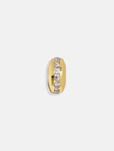 BaubleBar Pavé Bead Charm - Gold/Pavé - 
    Create your own bead charm necklace
  
