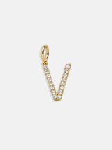BaubleBar Pavé Initial Cluster Charm - V - 
    Enjoy 20% off - This Week Only
  
