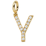 Pavé Initial Cluster Charm - Y