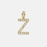 Pavé Initial Cluster Charm - Z