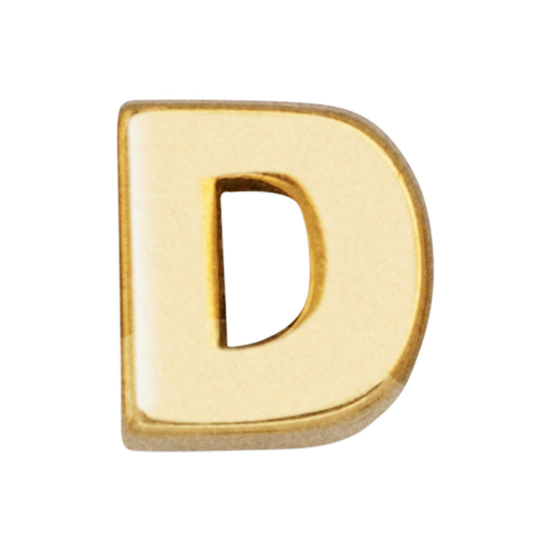 Classic Initial Bead - D